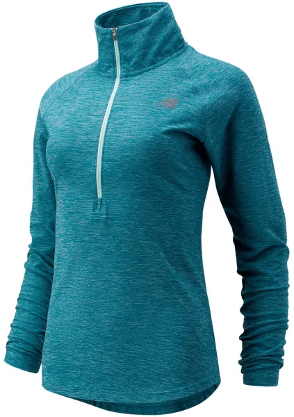 New Balance Sport Spacedye Half Zip Løpetrøye Dame